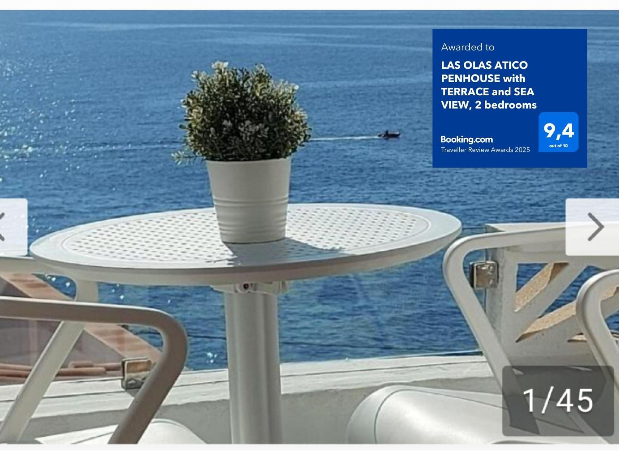 Las Olas Atico Penhouse With Terrace And Sea View, 2 Bedrooms La Caleta  Exterior foto